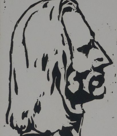 Hans HARTUNG (1905-1989)
Ex-Libris, Portrait...