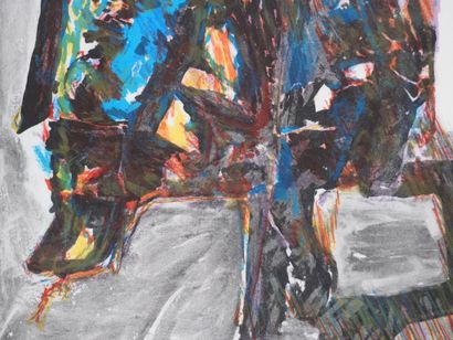 FILLOD (20th century)
Blue Figure, 1990
Original...