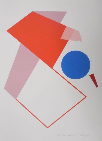 Anton STANKOWSKI(1906-1998)
Composition géométrique,...