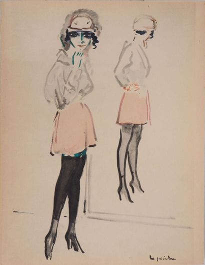 Kees VAN DONGEN (1877-1968)
Le mannequin...