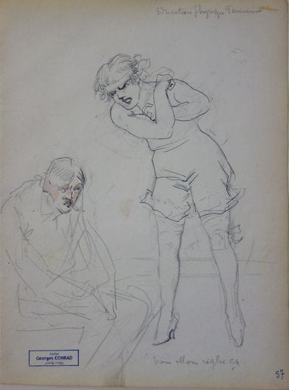 Georges CONRAD (1874-1936)
La femme en colère
Dessin...