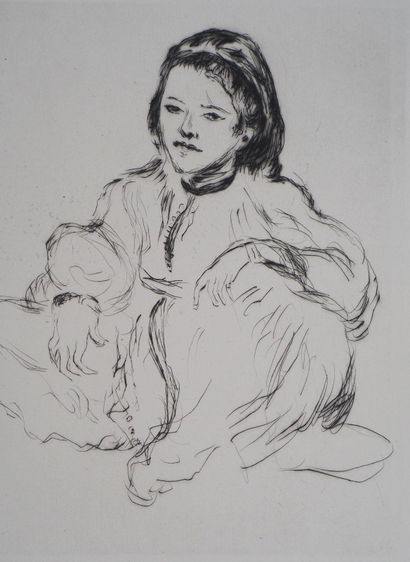 Lucien MAINSSIEUX (1885–1958)
Morocco, Crouching...