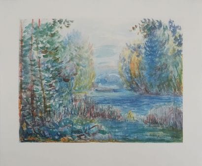 Pierre-Auguste RENOIR (1841-1919)
Au bord...