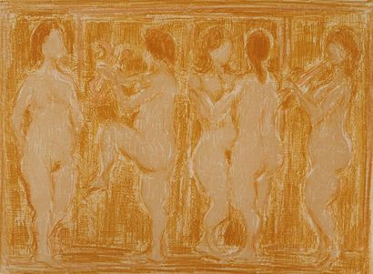André COTTAVOZ (1922-2012)
Mélodie à la harpe,...