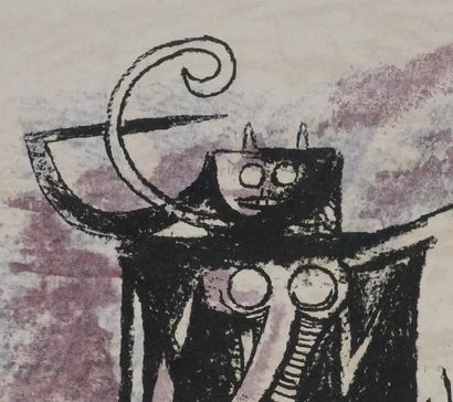 Wifredo LAM (1902-1982)
Esprits Primals (Canaïma),...