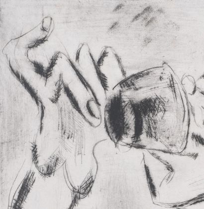 Gen PAUL (1895-1975)
L'adjudant, 1952
Gravure...