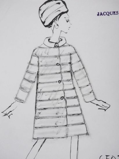 Jacques HEIM (1899-1967)
Manteau Georgia
Dessin...