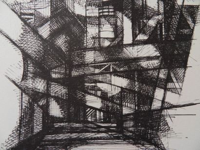 Camille HILAIRE (1916-2004)
La route du fer...