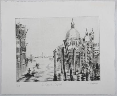 Camille COMBE (1911-2005)
Le Grand Canal...