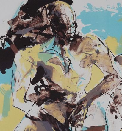 François FRANTA (1930-)
Deux silhouettes,...