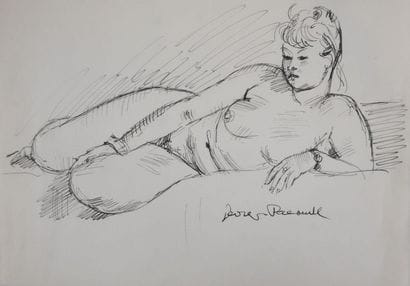 Georges PACOUIL (1903-1996)
Femme au chignon...