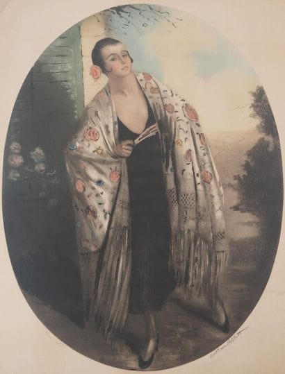 William ABLETT (1877-1936) 
Danseuse de Flamenco
Gravure...