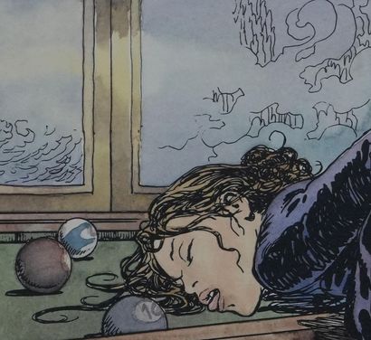 Milo MANARA (1945-)
Le déclic, Le billard,...