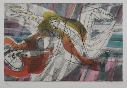 Stanley William HAYTER (1901-1988)
Pégase,...