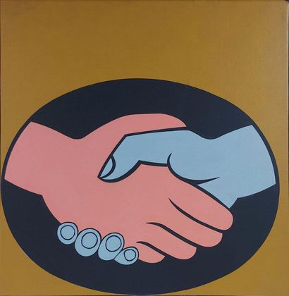 Victor VASARELY (1906-1997)
Amitié multicolore...