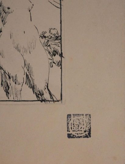 Charles Emile CARLEGLE (1877-1937) 
Nu féminin...
