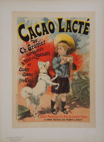 Lucien LEFEVRE (1862-1895)
Cacao Lacté, 1896
Lithographie...