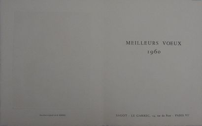 Edouard GOERG (1893-1969)
L'ange et l'enfant
Gravure...