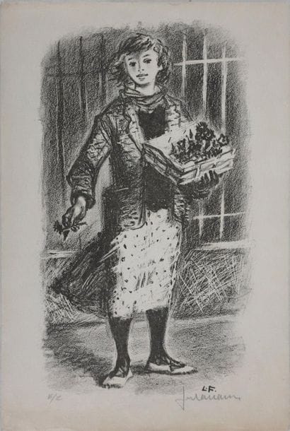 Lucien FONTANAROSA (1912–1975) 
The Flower...