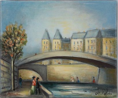 Michel PABOIS (1939-)
Paris, Vue sur la Conciergerie...