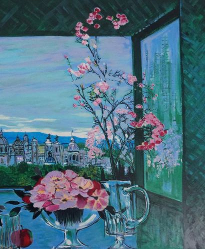Michel HENRY (1928-2016)
Nature morte surplombant...
