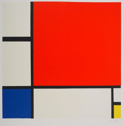 Piet MONDRIAN (1872-1944)(d'après)
Composition...