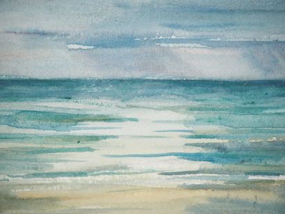 René LEVERD (1872-1938)
Eclaircie sur l'eau
Aquarelle...