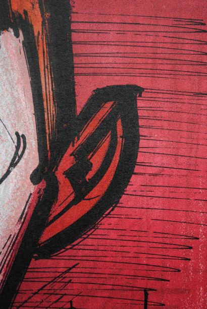 Bernard BUFFET (1928-1999)
Le clown rouge,...