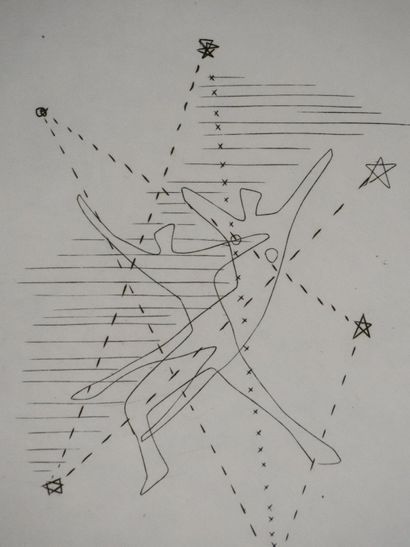 Roger VIEILLARD (1907-1989)
L'androgyne
Gravure...