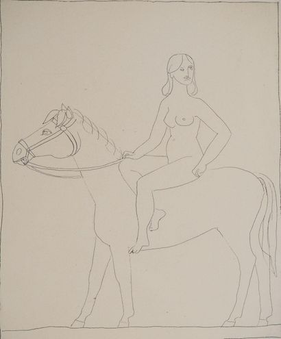 François Xavier LALANNE (1927-2008)
La cavalière,...