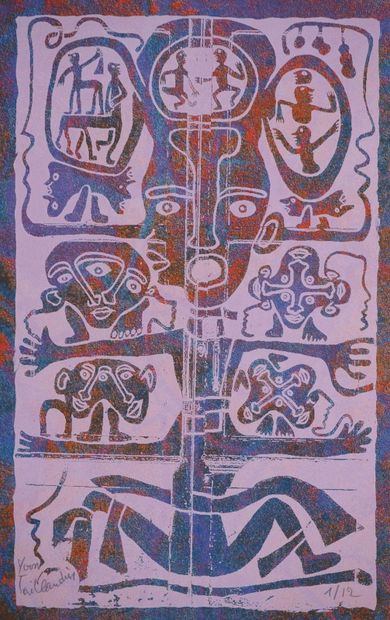 Yvon TAILLANDIER (1926-2018)
Totem intérieur...