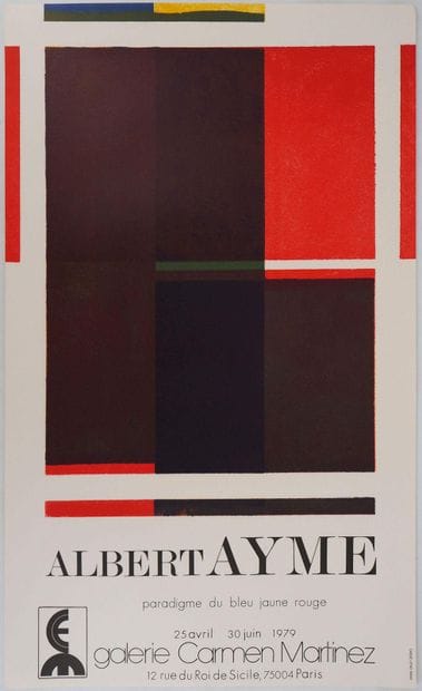 Albert AYME (1920-2012)
Composition abstraite,...