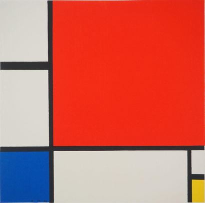 Piet MONDRIAN (1872-1944)(d'après)
Composition...
