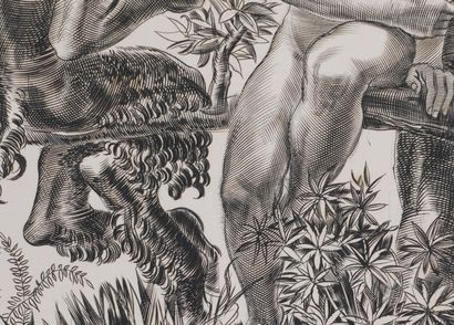 Albert DECARIS (1901-1988)
Apollon et Marsyas,...