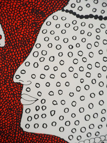 Yayoi KUSAMA (1929-)
Talks about love, 2011
Gravure...