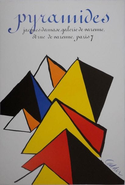 Alexander CALDER (1898-1976)
Pyramides
Lithographie...