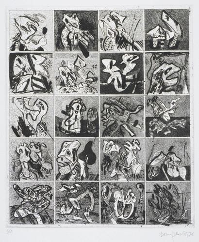 Alfonso BONIFACIO (1933-2011)
Noirceur surréaliste,1976
Gravure...