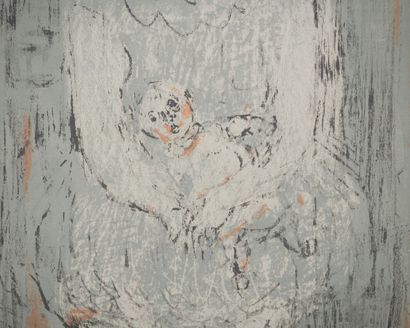 André COTTAVOZ (1922-2012)
Petite fille à...