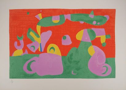 Joan MIRO (1893-1983)
Formes surréalistes,...
