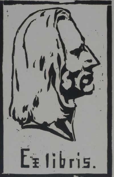 Hans HARTUNG (1905-1989)
Ex-Libris, Portrait...