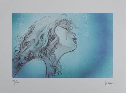 Milo MANARA (1945-)
Le déclic, Les larmes...
