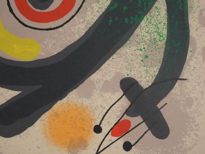 Joan MIRO (1893-1983)
Le lézard aux plumes,...