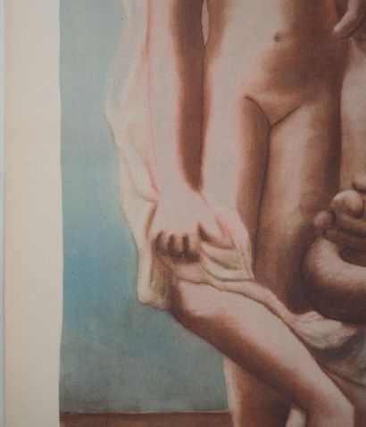 Pablo PICASSO (1881-1973)(d'après)
Deux nus,...