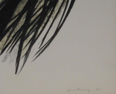 Hans HARTUNG (1904-1989)
Tourbillon abstrait,...