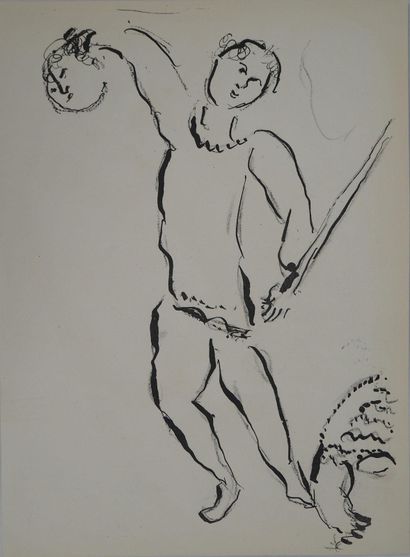 Marc CHAGALL (1887-1985)
Le pardon de David,...