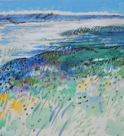 Maurice GENIS (1925-2013)
Les falaises au...