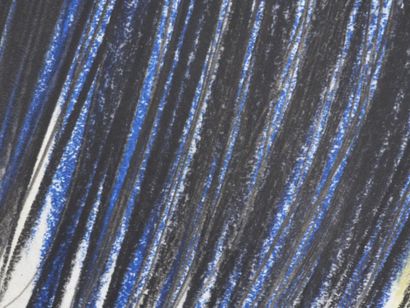 Hans HARTUNG (1904-1989)
Abstraction bleu...