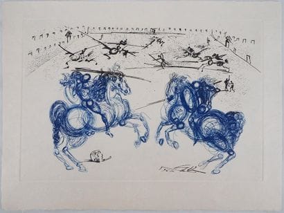 Salvador DALI (1904 - 1989)
Les cavaliers...