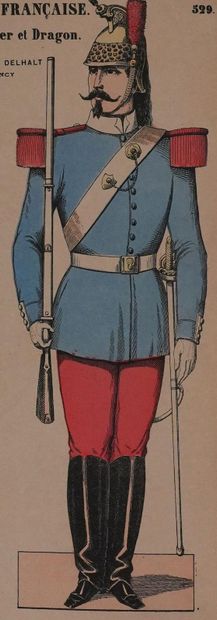 Imagerie Delhalt
L'armée française, Le cuirassier...