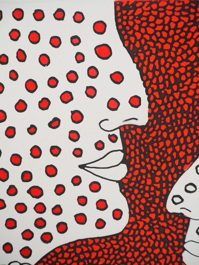 Yayoi KUSAMA (1929-)
Talks about love, 2011
Gravure...